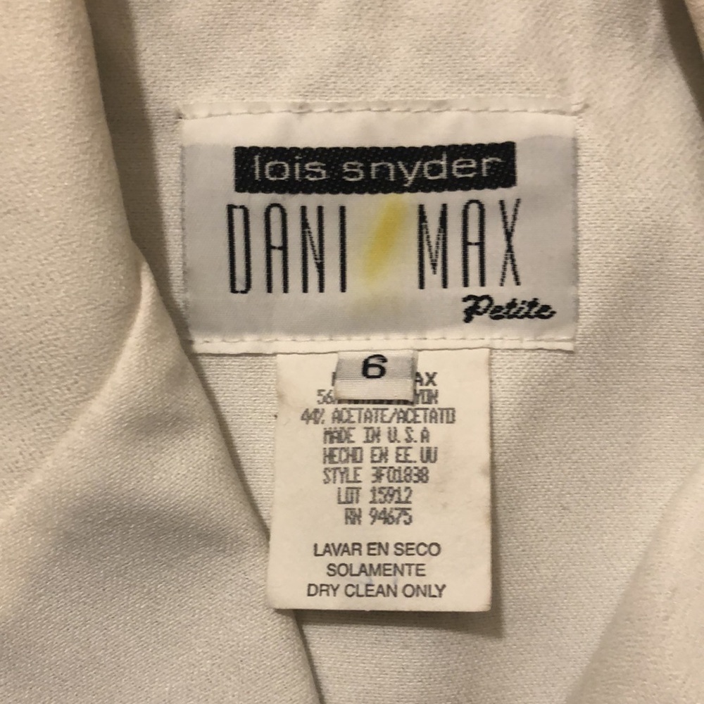 Lois Snyder Dani Max Collard Button Down Top - image 2